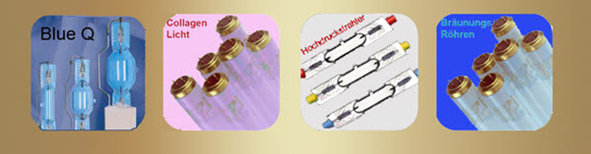 Solariumröhren für zuhause und gewerblichem Einsatz